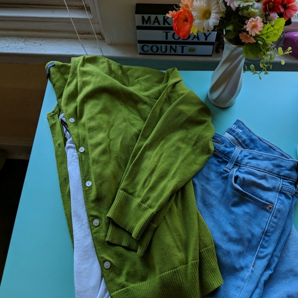 Green Sweater